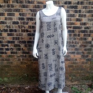 Gray maxi dress